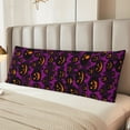 thumbnail image 6 of Halloween Body Pillow Cover, pumpkins halloween print Halloween Decorations Body Pillow Cases with Zipper Soft Smooth Skin Friendly Long Pillow Case 20x60 inches, 1Pc, 6 of 7