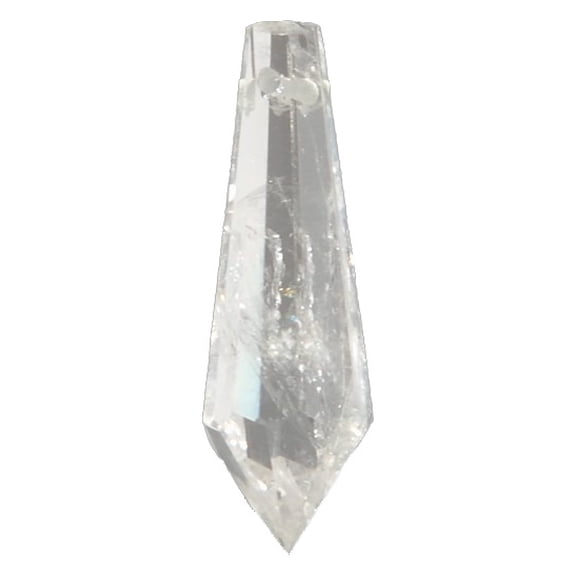 B&P Lamp BrilliantCut 17/32 Inch (14MM) Faceted Bead Rock Crystal