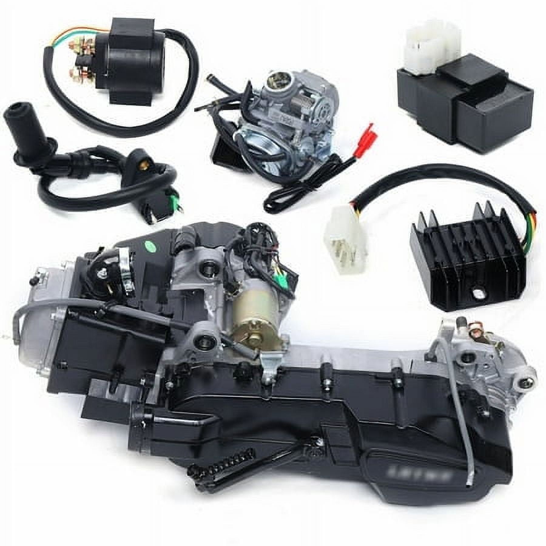 Long Case 150CC GY6 Single Cylinder 4-Stroke Scooter Complete Engine Motor