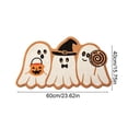thumbnail image 3 of Yhmxh Halloween Ghost Boo Shaped Bathroom Rugs, 15.75×23.62 Inch Cute Spooky Ghost Bath Mat, Non‑Slip Absorbent Decorative Rug for Front Door Entryway Indoor Outdoor Halloween Home Decor, 3 of 6