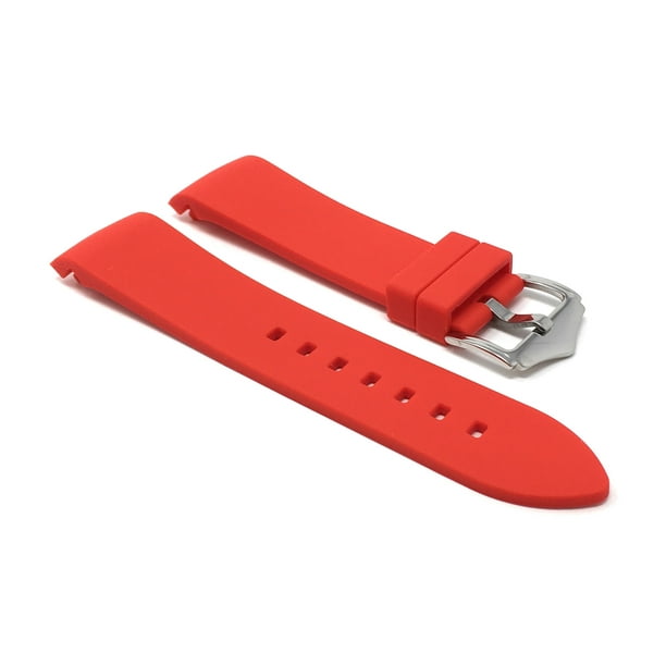 Bandini 20mm Curved End Silicone Watch Bands