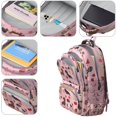 thumbnail image 4 of Pink Cute Dachshund Dog and Love Heart Backpack for School,Cute School Bag,Schoolbag with Adjustable Shoulder Straps & Padded Back,16.9 Inch, 4 of 5