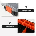 thumbnail image 6 of GOOHOCHY Plastic Parts Organizer .0X23.0X6.0In 1Pcs Assorted Color Multi-grid Organization, 6 of 8