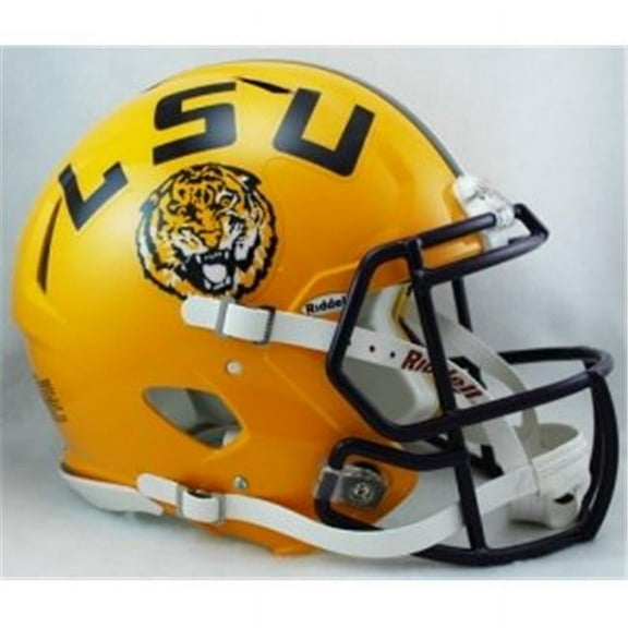 LSU Tigers Yellow Authentic Riddell NCAA Speed Full Size Helmet