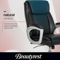 thumbnail image 6 of Beautyrest Beyla Ergonomic Manager Office Chair with Padded Armrest for Teens and Adults, Black, 6 of 13