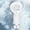 B, variant on Lunxisen 1 Pcs Handheld Spray Fan USB Charging Mini Mist Cooler Portable Desktop Humidifier Fragrant Fan