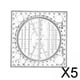 thumbnail image 1 of Reglas de Dibujo Multifuncionales Soledad 5 piezas, 1 of 10