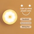 thumbnail image 5 of Led Night Light Portable Rechargeable Motion Sensor Lamp Household Smart Magnetic Body Induction Lamp Yellow Light, 5 of 5