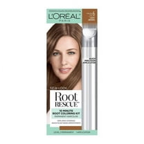 Loreal Paris Root Rescue 10 Minute Root Coloring Kit, Light Brown Hair Color, 1 Ea, Permanent