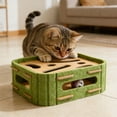 thumbnail image 4 of Interactive Cat Scratching Board Puzzle with Nail File for Indoor Play and Grooming Enrichment Toy, 4 of 5