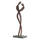 thumbnail image 2 of Tooarts Abrazo Pareja Escultura Abstracta de Latón Exquisita Artesanía Tooarts Escultura de metal, 2 of 6