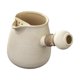 thumbnail image 4 of Tetera de porcelana para té en flor y té suelto con asa lateral estilo E, 4 of 9