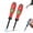 Red Set, variant on 2-in-1 Digital Display Voltage Tester Screwdriver, Non-Contact Voltage Testes with LCD Display, 2PCS Smart Digital Voltage Tester & Screwdriver (Blue Set)