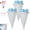 Blue, variant on Floating Lint Mesh Traps,Cone Shaped Ultra-Fine Mesh Lint Catcher, Reusable Pet Hair Remover for Laundry