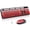 Black Red, variant on Wireless And Mouse Combo  2.4ghz Retro Full-size Typewriter With Number Pad For Pc/laptop/desktop/windows (black Green)