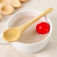 thumbnail image 2 of 1 Pcs Wooden Spoons for Eating, 5.5 inch Small Wooden Soup Spoon Mixing Stirring Tasting, Premium Beech Wood Small Spoons,for Honey, Tea, Coffee, Multi-Purpose Mini Teaspoons Utensils(Orange), 2 of 8