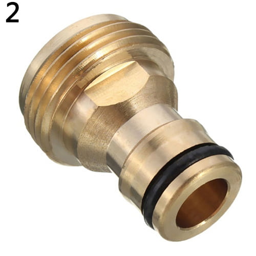 Brass Male Quick Connector Adaptor Garden Water Hose Pipe Tap Connector 
