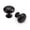 Matte Black, variant on Aged Brass Knobs 12 Pack, Solid Warm Gold Cabinet Knobs, Antique Brass Drawer Knobs, Champagne Bronze Kitchen Cabinet Hardware,Diameter 1-1/5"