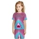 thumbnail image 5 of Balery Pink Shark Pool Fantasy Conjunto de Pijama Infantil de Manga Corta con Estampado – Ropa de Dormir de Algodón Suave-Small, 5 of 5