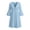 Light Blue, variant on HBBIKVI Bell Sleeve Peasant Dress for Women Boho Off-Shoulder Long Sleeve A-Line Mini Dress with Decorative Button and Side Pockets for Vacation Style