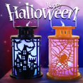 thumbnail image 4 of Led Sin Llama Que Funcionan Con Pilas Para El Hogar, Decoraciones De Halloween. 2 Velas Yuarrent HA042478-02, 4 of 6