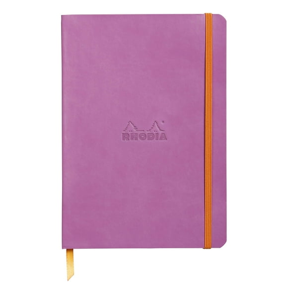 Rhodia Rhodiarama Soft Notebook - 80 Dots Sheets - 6 x 8 1/4 - Lilac