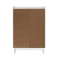 thumbnail image 3 of Commode 30 Pouces en Bois Massif à 6 Tiroirs avec Galerie - Blanc, 3 of 5