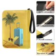 thumbnail image 4 of 400 Pockets Trading Cards Album,Card Binder 4-Pocket, Cards Collector Album Holder Fits 400 cards with 50 removable sheets Suitcase and Beach Chair, 4 of 6