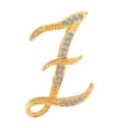 thumbnail image 7 of UDIYO 1 Pc Fashion Unisex Rhinestone English Letters Alphabet A-Z Brooch Pin Ornament, 7 of 7
