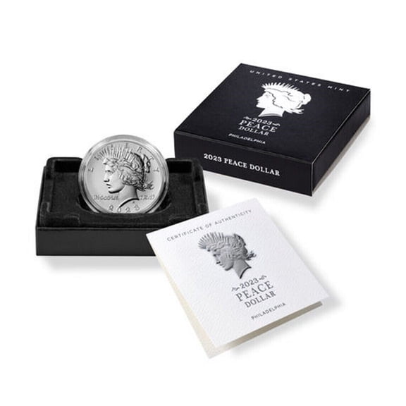 2023 Peace Silver Dollar Uncirculated Coin - 23XH - In Stock
