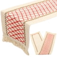 thumbnail image 1 of Chemin de Table avec Pompons Chemin de Table de Banquet Chemin de Table Décoratif Nappe en Lin, 1 of 8