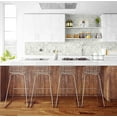 thumbnail image 4 of NextWall Cream Neutral Inlay Hexagon Peel and Stick Wallpaper, 4 of 8