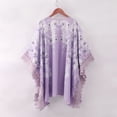 thumbnail image 4 of Moda Mujer Causal Cardigan Impresión Blusa Camiseta de Manga Corta Tops de Verano Odeerbi ODB-6, 4 of 7