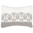 thumbnail image 3 of SAFAVIEH Royal Palm Abstract Pillow, 12" x 20", Sterling, Set of 2, 3 of 4