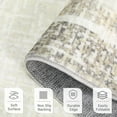thumbnail image 2 of Modern Bordered 5x7 Area Rugs, Washable Rugs for Living Room, Non Slip Low Pile Accent Rug, Non Shedding Indoor Throw Carpet for Bedroom Dining Room Office, Beige, 2 of 7