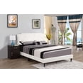 thumbnail image 2 of Full Size Metal Platform Bed Frame with No Box Spring, White for Bedroom, 2 of 7