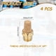 thumbnail image 2 of 4PCS Silenciador de Escape Neumático, Accesorios de Línea de Aire de Latón Sinterizado de 1/4" NPT Macho, 2 of 6
