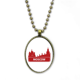 thumbnail image 1 of Moscú Rusia rojo patron de referencia Collar Colgante de cadena vintage Colección de joyas colgantes Unbranded M, 1 of 3