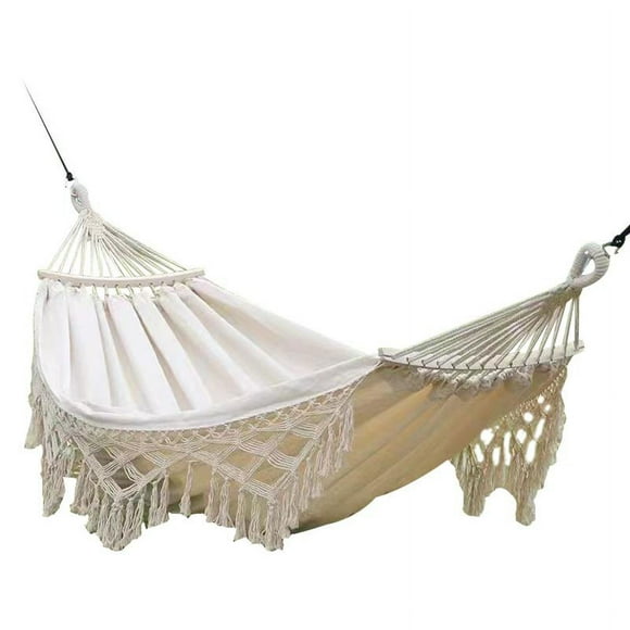 DOLITY Boho Hammock Macrame Hammock Lounging Outdoor Hammock for Picnic Garden Yard