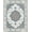 Blue Rust Ivory, Pattern 1, variant on Design&I 5'x7' Washable Area Rug Antique Style Ornate Frame Modern Geometric Balanced Rectangle for Guest Room, Lounge, Apartment, Flatweave & Daily Traffic Ready