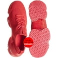 thumbnail image 3 of Flow-19 Stretch Elastic Mesh Lace Up Rubber Air Bubble Cushion Fashion Sneaker ( Red, 8.5 ), 3 of 7