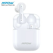 Mpow X3 True Wireless In-ear Earbuds,Active Noise Cancellation,Touch Control,27 Hrs Playtime,Bluetooth 5.0 earphones,Waterproof IPX7,Quick Charge Type-C,White