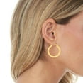 thumbnail image 2 of Floreo 14k Yellow Gold 3mm x 25mm High Polish Round Tube Hoop Earrings, 2 of 3
