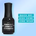thumbnail image 3 of Capa de acabado Orly Shining Armor Longwear de secado rápido, 18 ml, 3 of 5