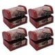 thumbnail image 5 of Caja de joyería de madera de 4 Uds., estilo Retro, árbol de hierba, alta resistencia, inodoro, duradero, cerradura de seguridad, pequeña caja de joyería, 5 of 12