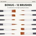thumbnail image 2 of Gouache Paints Set, 56 Colors x 30ml Gouache Paint with 12 Brushes, Gouche Painting for Creative Artists, Beginners, Students, Kids, Teens, Non Toxic, 2 of 7