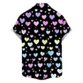 thumbnail image 2 of Tauxra Short Sleeve Button Up Shirt for Men, Casual Printed Shirt with Classic Collar, Breathable Top for Everyday Wear, 2 of 4