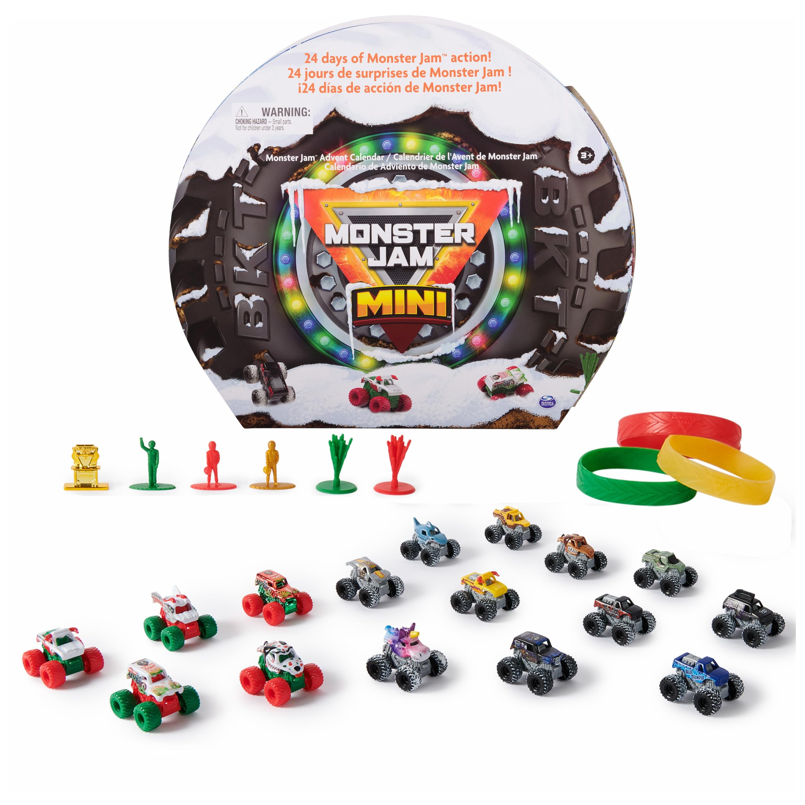 MONSTER JAM MINI アドベントカレンダー Monster Jam Mini Holiday 2024 Advent Calendar, 24 Days of