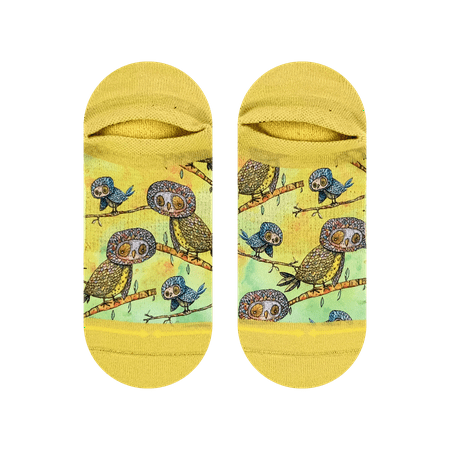 

Bad Otis Link Owl No Show Socks