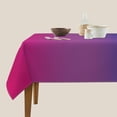 thumbnail image 5 of Rainbow Gradient Soft Tablecloth Square Dinng Table Covers for Kitchen & Table Linens 60" x 60", 5 of 8